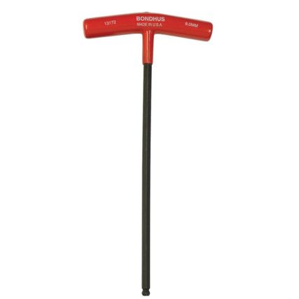 BT6, Hex Key, T-Handle, Ballend, Metric, 6mm