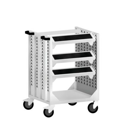  HIGH CAPACITY TROLLEY 6 HSK A63WxDxH: 670x600x980mm GREY