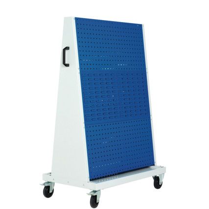 PERFO 6 PANEL TROLLEY 2 PERFO 2 LOUVRE WxDxH: 1000x650x1600mm BLUE