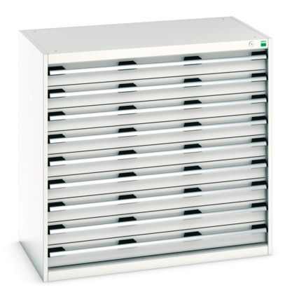 CUBIO CABINET 9 DRAWERS HD WxDxH:1050x650x1000mm GREY