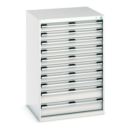 CUBIO CABINET 10 DRAWERS HDWxDxH: 800x750x1200mm GREY