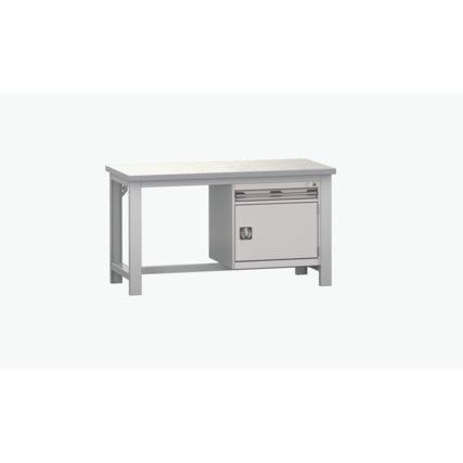 CUBIO FW BENCH LINO 1 DRW/DOOR CABINET WxDxH: 1500x750x840mm GREY