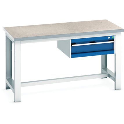 CUBIO FW BENCH LINO 1 CABINET WxDxH: 1500x750x840mm BLUE