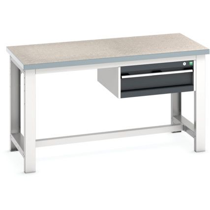 CUBIO FW BENCH LINO 1 CABINET WxDxH: 1500x750x840mm DARK GREY