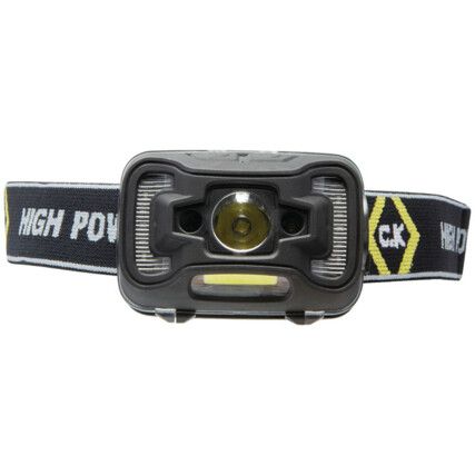 Head Torch, CREE® LED, Rechargeable, 200lm, 90m Beam Distance, IPX4