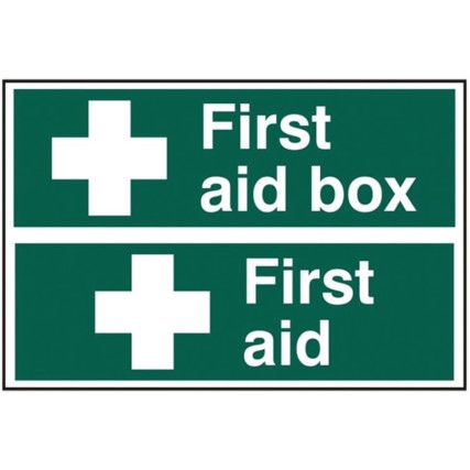 FIRST AID BOX / FIRST AID -PVC(300 X 200MM)