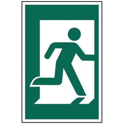 MAN RUNNING RIGHT - PVC (200X300MM)