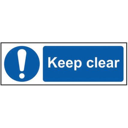 KEEP CLEAR - SAV (300 X 100MM)