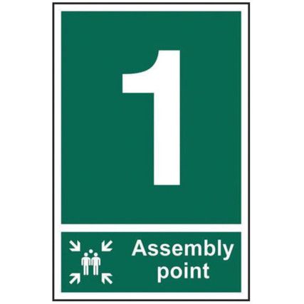 ASSEMBLY POINT 1 - PVC (200X300MM)