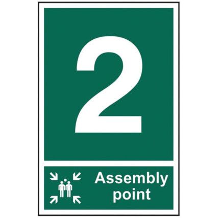 ASSEMBLY POINT 2 - PVC (200X300MM)