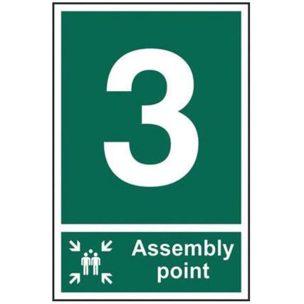 ASSEMBLY POINT 3 - PVC (200X300MM)