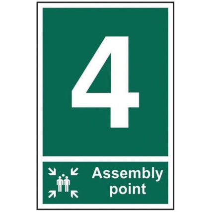 ASSEMBLY POINT 4 - PVC (200X300MM)