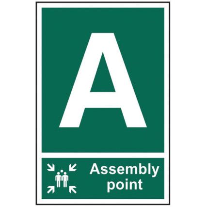 ASSEMBLY POINT A - PVC (200X300MM)