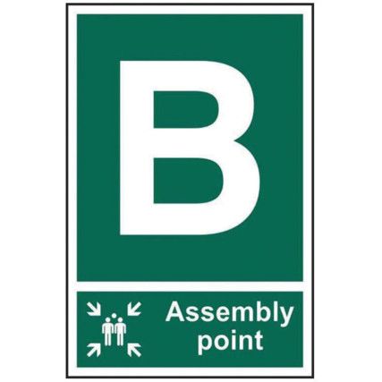 ASSEMBLY POINT B - PVC (200X300MM)