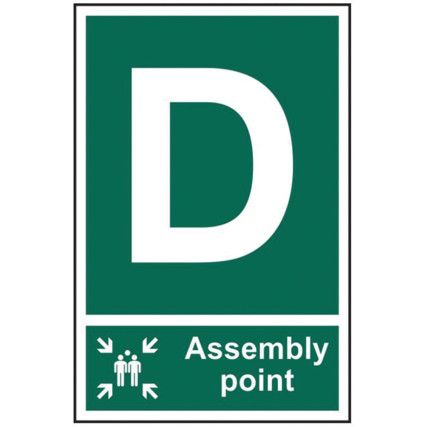 ASSEMBLY POINT D - PVC (200X300MM)