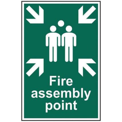 FIRE ASSEMBLY POINT - PVC (200X300MM)