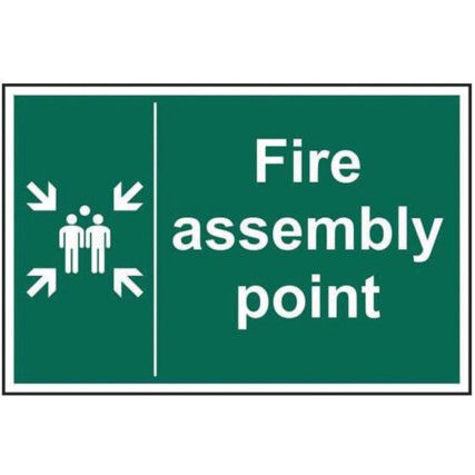 FIRE ASSEMBLY POINT - PYC (200X300MM)