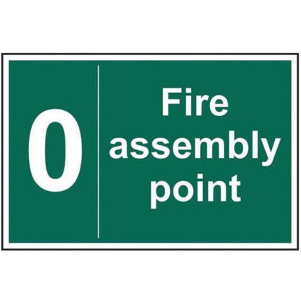 FIRE ASSEMBLY POINT 0 - SAV (300X200MM)