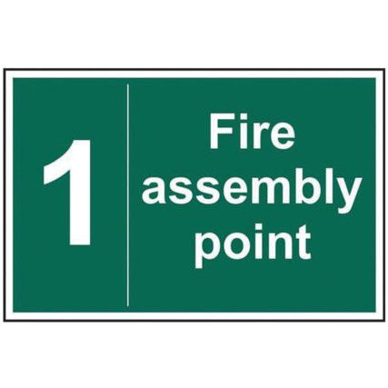 FIRE ASSEMBLY POINT 1 - SAV (300X200MM)