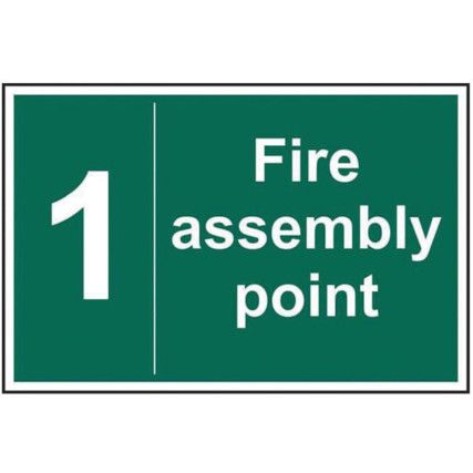 FIRE ASSEMBLY POINT 1 - SAV (600X400MM)