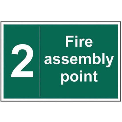 FIRE ASSEMBLY POINT 2 - SAV (300X200MM)