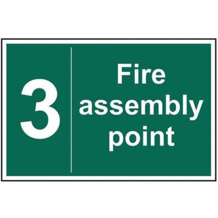 FIRE ASSEMBLY POINT 3 - SAV (600X400MM)