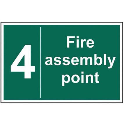 FIRE ASSEMBLY POINT 4 - SAV (600X400MM)