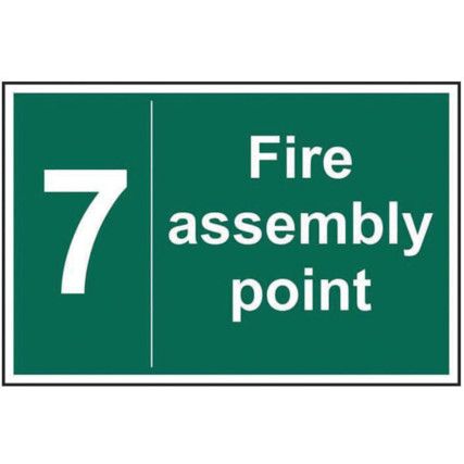 FIRE ASSEMBLY POINT 7 - SAV (600X400MM)