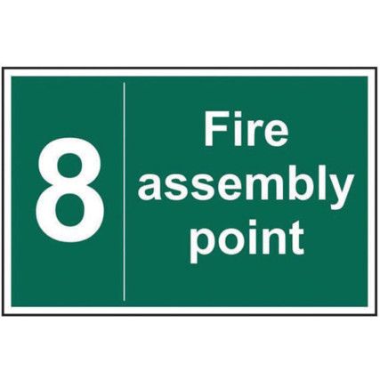 FIRE ASSEMBLY POINT 8 - SAV (300X200MM)