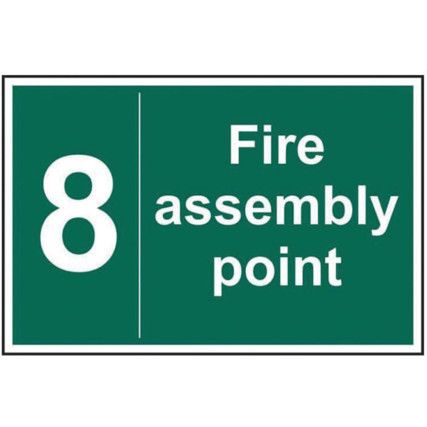 FIRE ASSEMBLY POINT 8 - SAV (600X400MM)