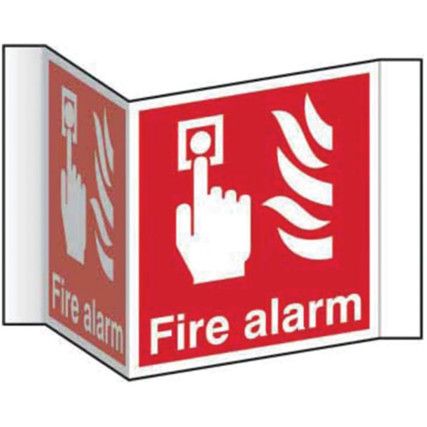 FIRE ALARM (PROJECTION SIGN)-RPVC (200MM FACE)