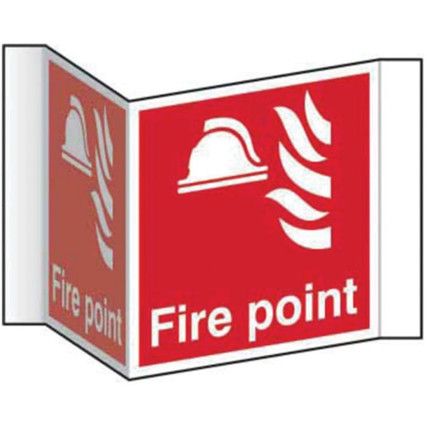 FIRE POINT (PROJECTION SIGN)-RPVC (200MM FACE)