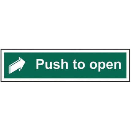 PUSH TO OPEN - RPVC (300 X 75MM)