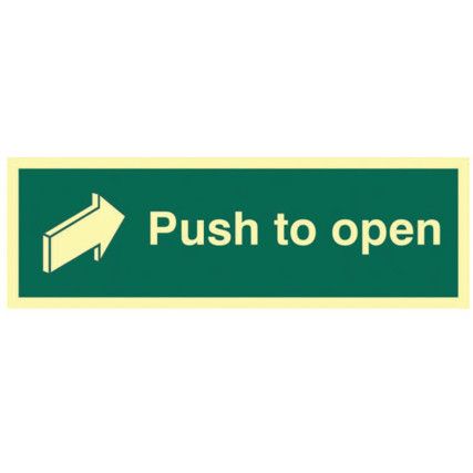 PUSH TO OPEN - PHS (300 X 100MM)