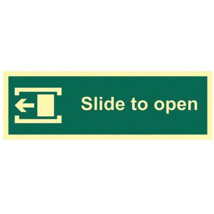 SLIDE TO OPEN (LEFT) - PHS (300X100MM)