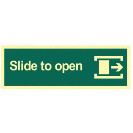 SLIDE TO OPEN (RIGHT) - PHO (300X100MM)