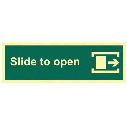 SLIDE TO OPEN (RIGHT) - PHS (300X100MM)