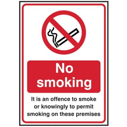 IT IS AN OFFENCE TO SMOKE -SAV(148 X 210MM)