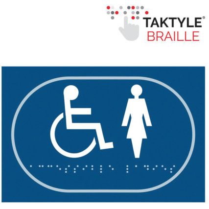 DISABLED LADIES GRAPHIC -TAKTYLE(225 X 150MM)