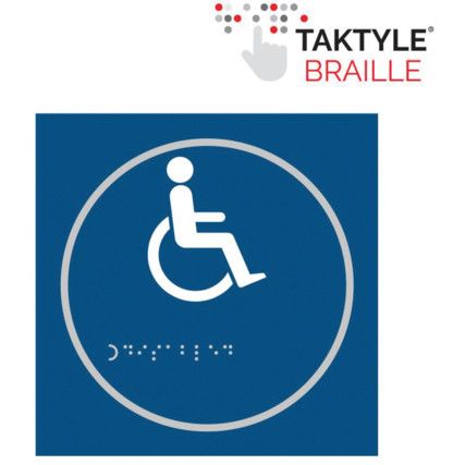 DISABLED SYMBOL - TAKTYLE (150X150MM)