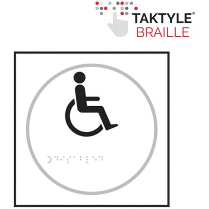 DISABLED SYMBOL - TAKTYLE (150X150MM)