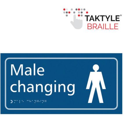 MALE CHANGING - TAKTYLE (300X150MM)