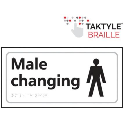 MALE CHANGING - TAKTYLE (300X150MM)