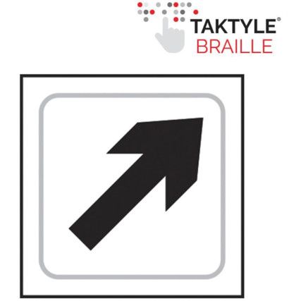 ARROW GRAPHIC (DIAGONAL) -TAKTYLE(150 X 150MM)