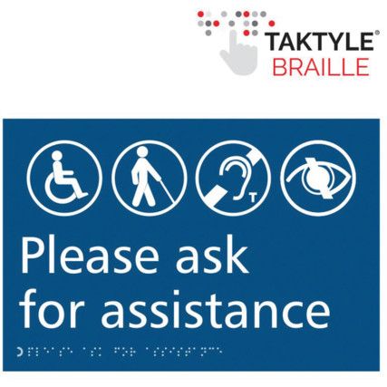 PLEASE ASK FOR ASSISTANCE -TAKTYLE (300 X 200MM)