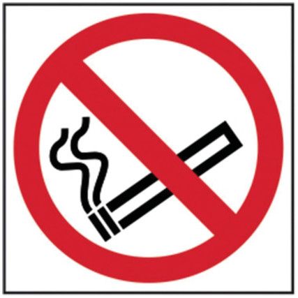 NO SMOKING SYMBOL (MULTIPK-10) - SAV (100X100MM) (PK-10)