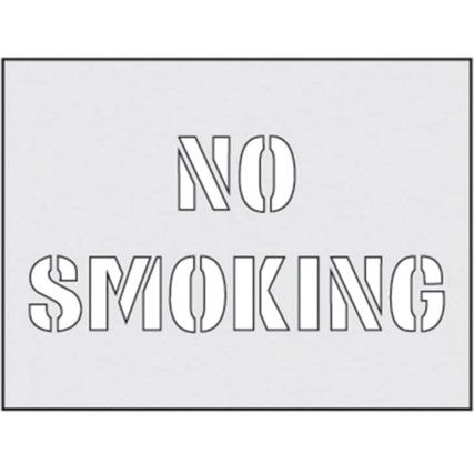 NO SMOKING STENCIL (190 X 300MM)