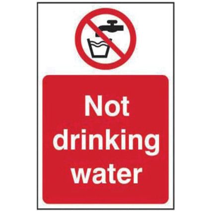 NOT DRINKING WATER - RPVC (200X300MM)