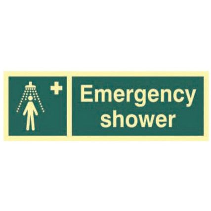 EMERGENCY SHOWER - PHOTOLUM.(300X 100MM)