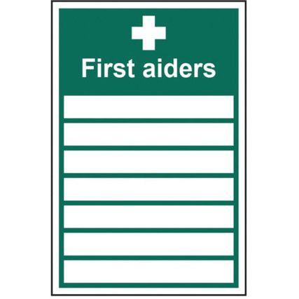 FIRST AIDERS____ - SAV (200X300MM)